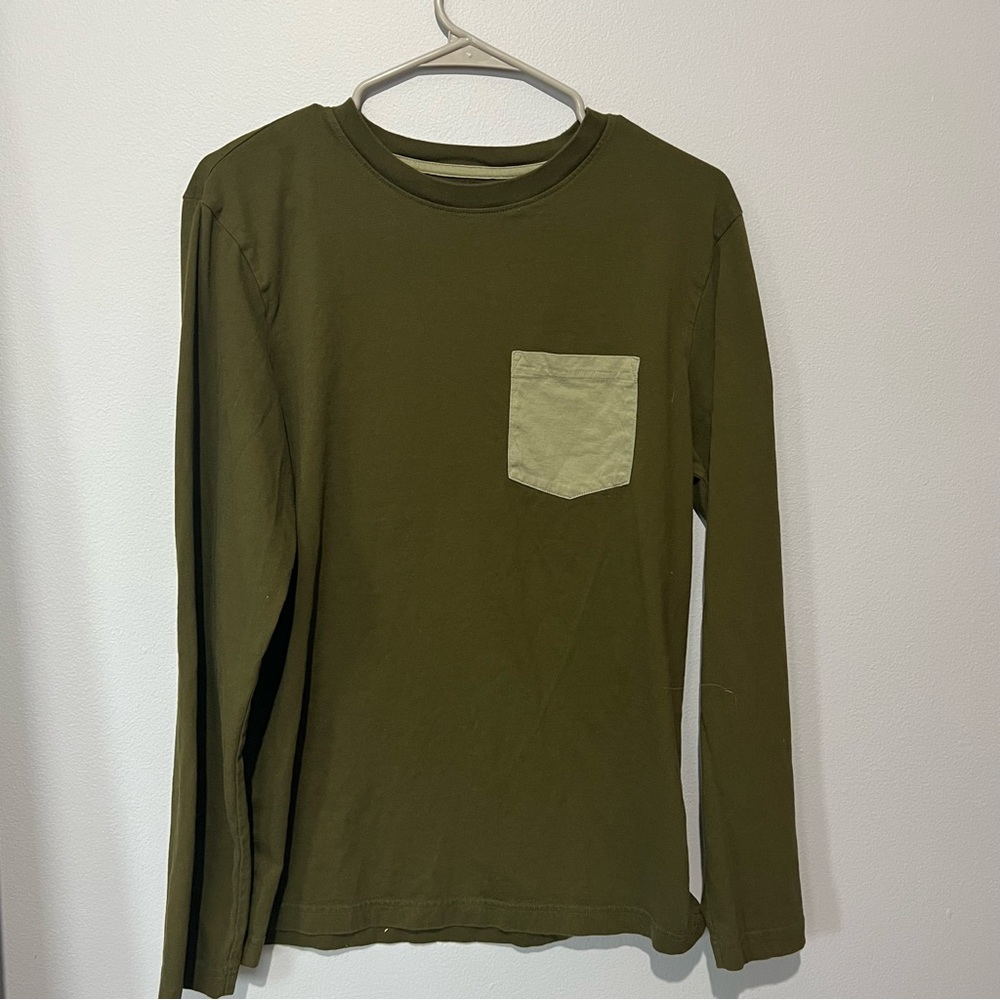 Green Long Sleeved Shirt Men's Size Small